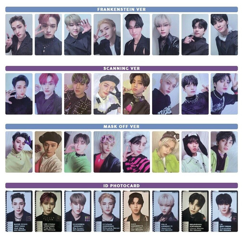 Ảnh photocard Stray Kids ODDINARY