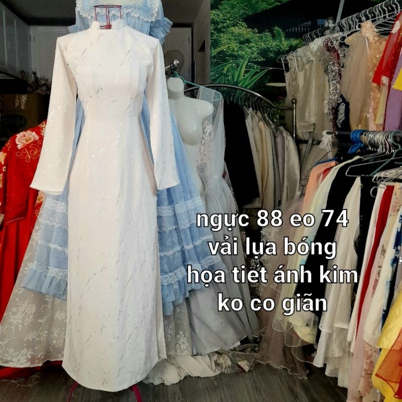 áo dài trắng học sinh thanh lý (ko kèm quần) [T2022]