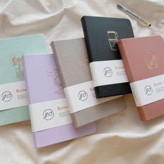 Sổ Tay Bìa Da Cao Cấp A5 160GSM- Sổ Bullet Journal nước ngoài như Notebook Therapy