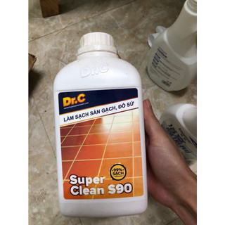 Tẩy sàn gạch đô sứ tẩy xi măng rêu mốc