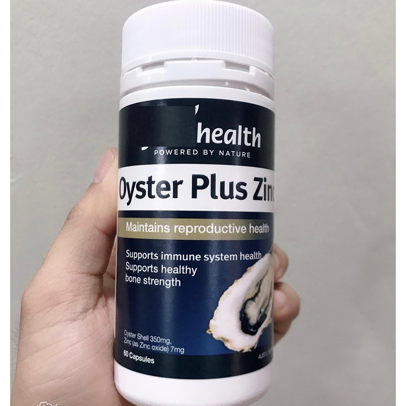 Viên uống Hàu Oyster Plus bổ sung tinh chất hàu 60v, hàng Úc