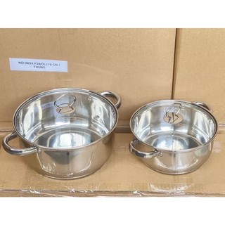 Nồi inox goldsun size 24cm hàng km