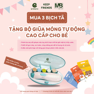 [QUÀ TẶNG] Combo 3 Tã Bỉm Dán ENBLANC KEEP FRIENDS Hàn Quốc Size L28 Thoáng Mát, Thấm Hút