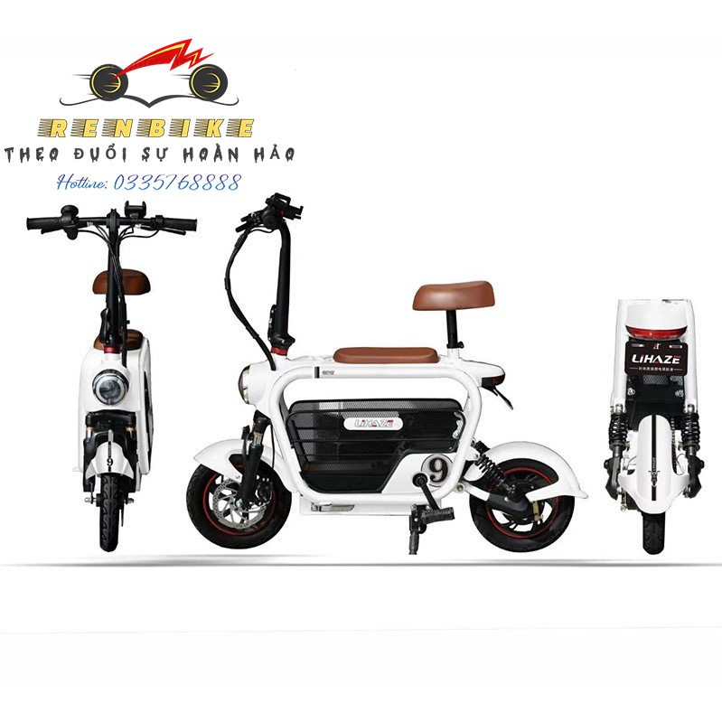 Xe điện Lihaze gấp gọn, Xe điện nhỏ gọn, Phù hợp với mọi lứa tuổi, BH lên đến 2 năm