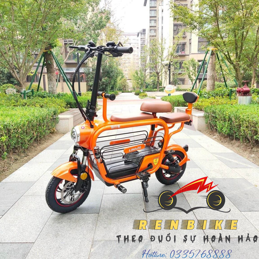 Xe điện Lihaze 3 yên gấp gọn, Xe điện nhỏ gọn, Phù hợp với mọi lứa tuổi, BH lên đến 2 năm