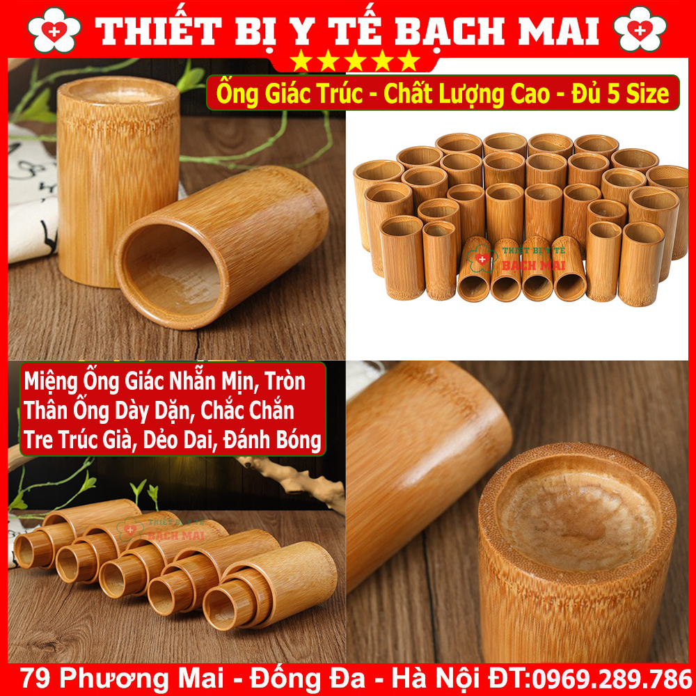 Ống Giác Hơi Tre Trúc Hải Nam Nhiều Cỡ