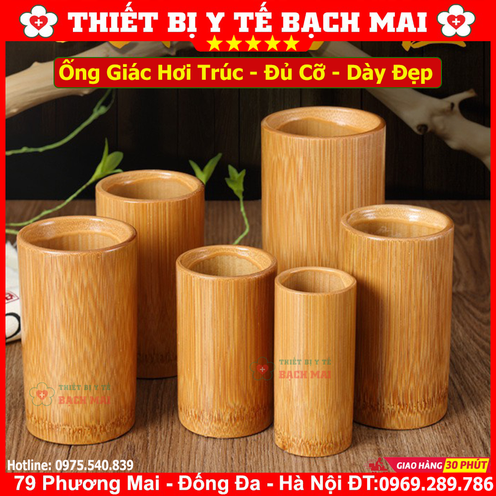 Ống Giác Hơi Tre Trúc Hải Nam Nhiều Cỡ