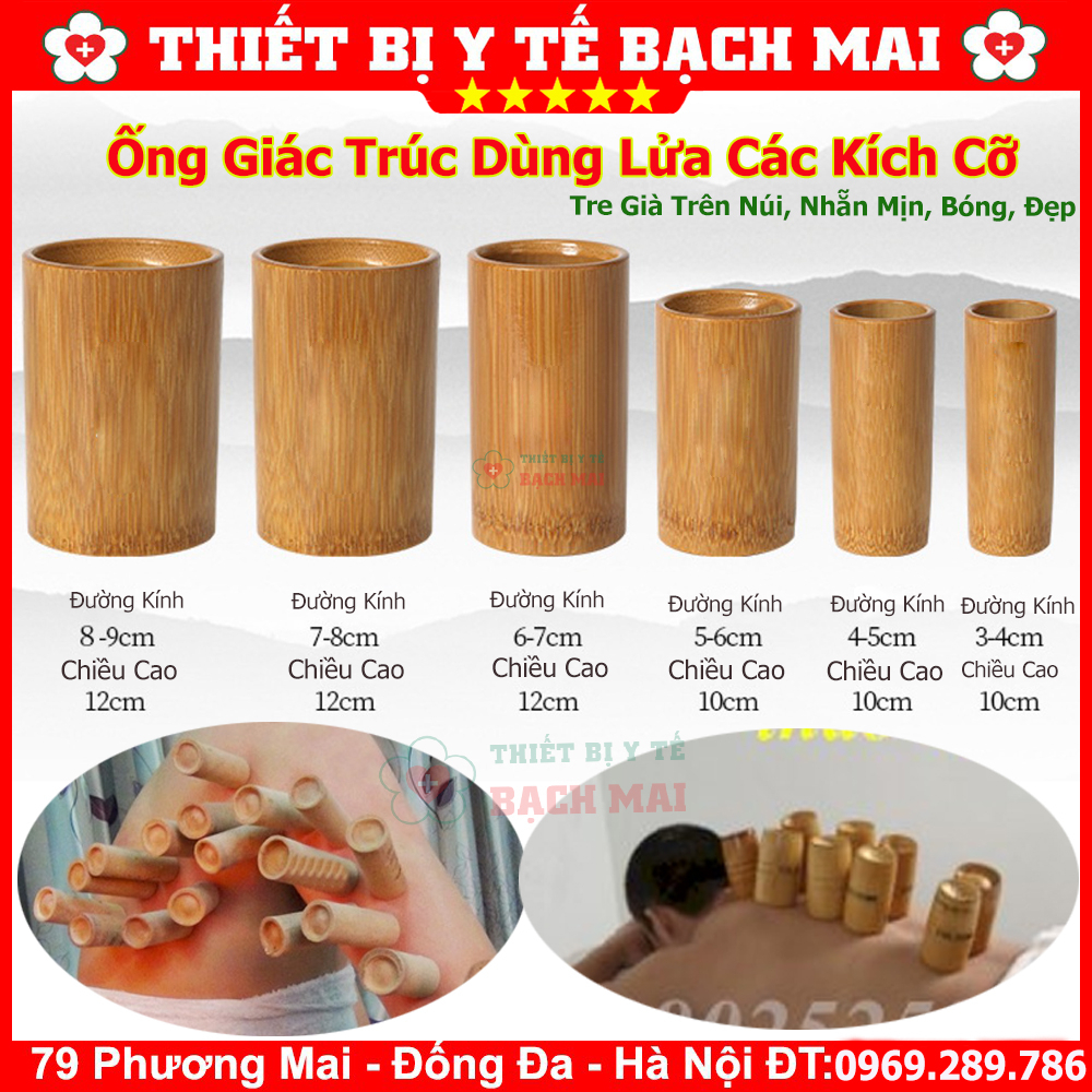 Ống Giác Hơi Tre Trúc Hải Nam Nhiều Cỡ