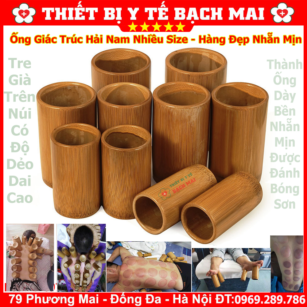 Ống Giác Hơi Tre Trúc Hải Nam Nhiều Cỡ