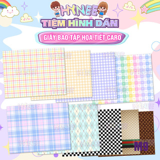 Giấy Bao Tập Pastel Caro Xinh Xắn - Giấy Bao Vở Học Sinh A5, Tập Sinh Viên - HYNEE