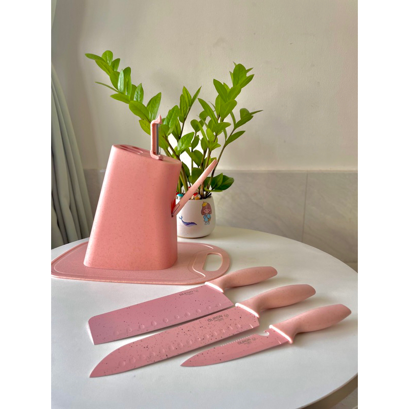 Bộ dao kéo nhà bếp lúa mạch cao cấp 7 món chi tiết chuyên dụng cho căn bếp #dao #thot #decor