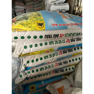 Phân NPK 20-20-15 + TE đầu trâu
