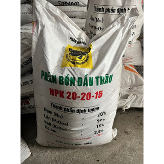Phân NPK 20-20-15 + TE đầu trâu
