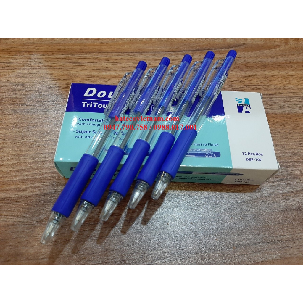 12 Chiếc Bút Bi DoubleA Tritouch Ball Pen nét 0.7mm  SỈ LIÊN HỆ TRỰC TIẾP