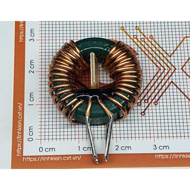 Cuộn lọc 2mH 10A 22*14*8mm