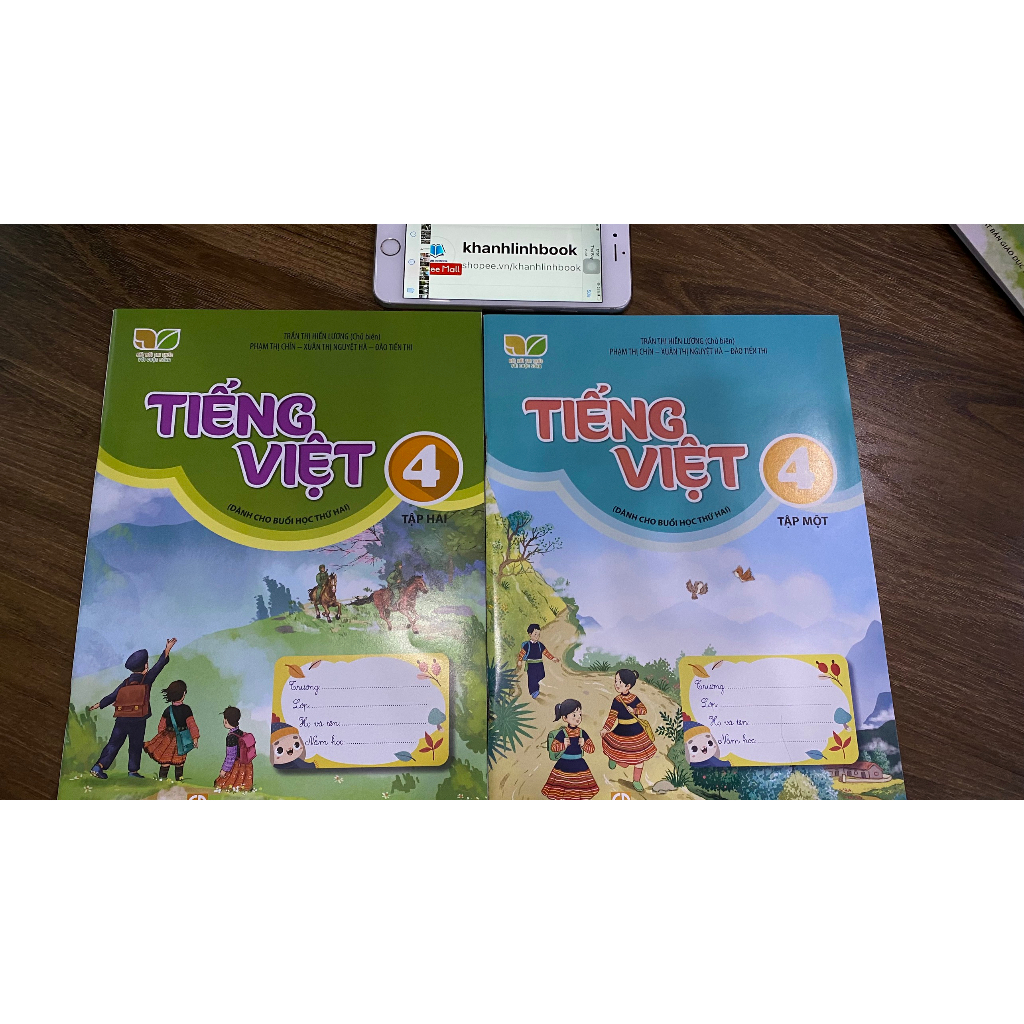 Sách - Combo Tiếng Việt 4 - tập 1 + 2 (Dành cho buổi học thứ hai) (Kết nối tri thức với cuộc sống) | BigBuy360 - bigbuy360.vn