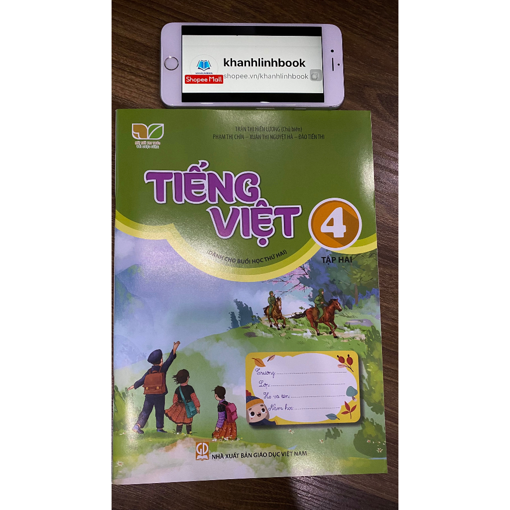 Sách - Combo Tiếng Việt 4 - tập 1 + 2 (Dành cho buổi học thứ hai) (Kết nối tri thức với cuộc sống) | BigBuy360 - bigbuy360.vn