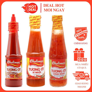  Tương Ớt Cholimex Cay Nồng Chua Ngọt Xí Muội Đủ Loại 270G 
