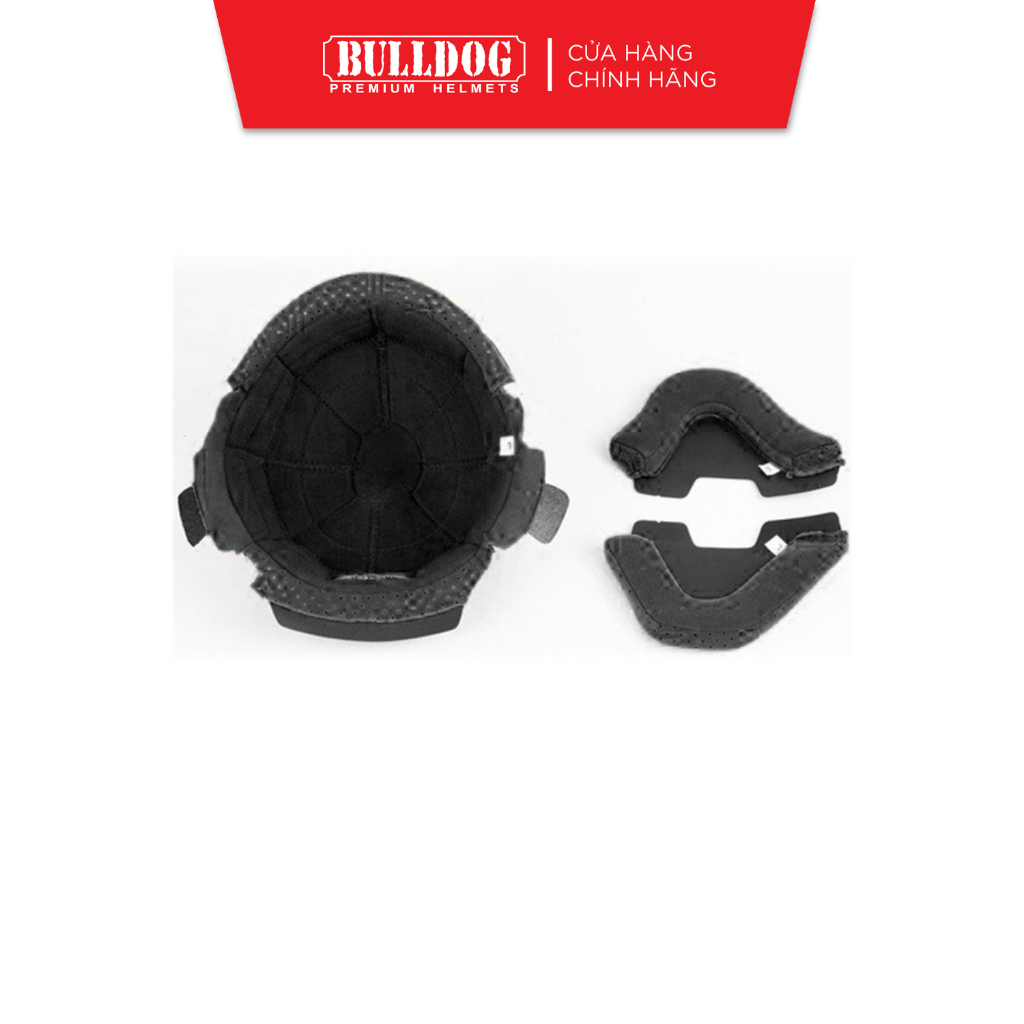 Đệm Lót Nón Bảo Hiểm BULLDOG Pom Black