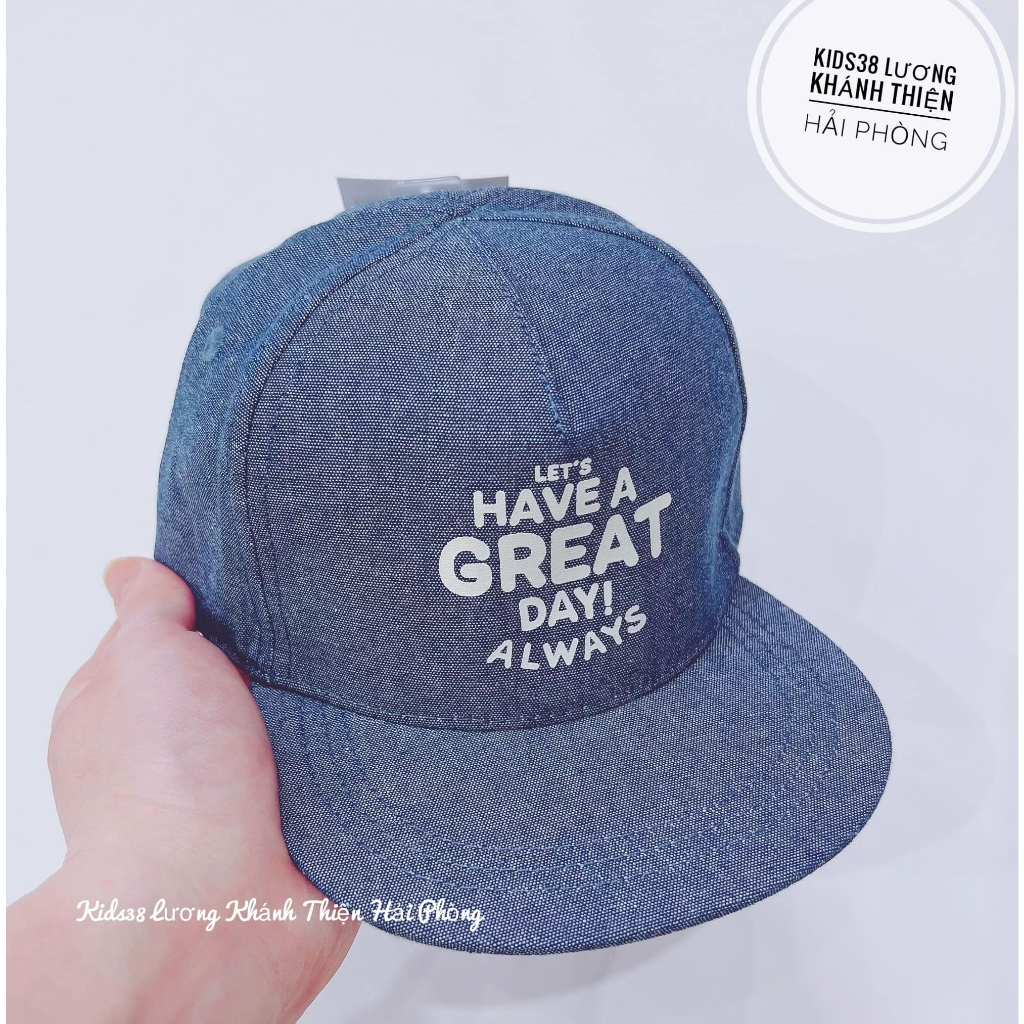 Mũ denim jean Great 0815446051 HM H&M_Authentic JP
