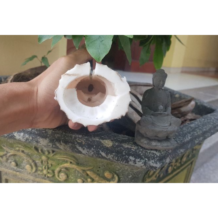 Khuôn Tượng A di đà, phụ kiện trang trí tiểu cảnh, bonsai, non bộ, chất liệu silicon