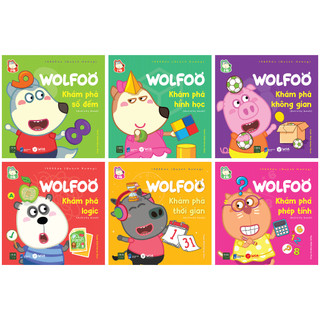 Sách - Combo 6 cuốn Wolfoo khám phá