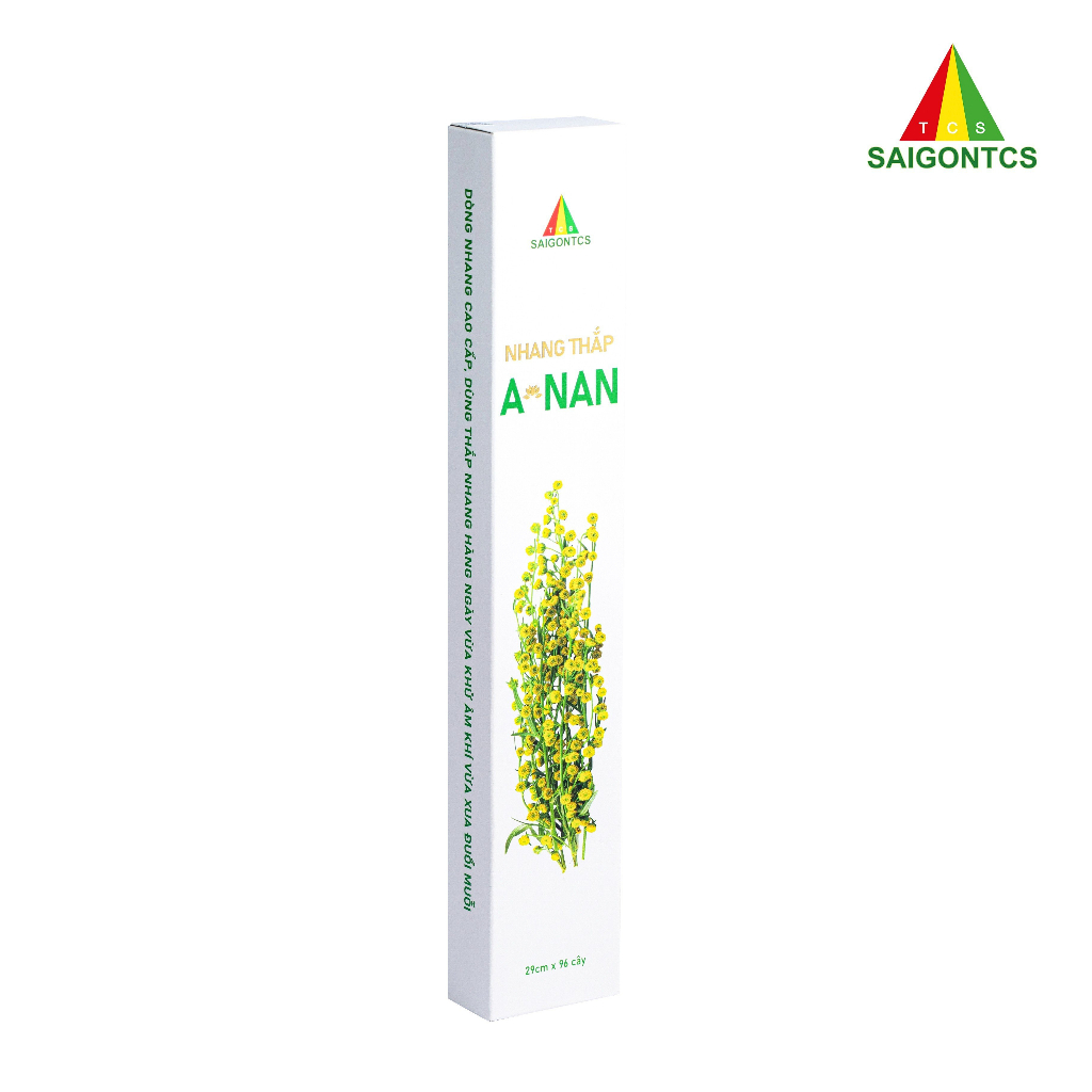 Nhang thắp Anan Sài Gòn TCS - Đuổi muỗi khử mùi hôi trong nhà, hương thơm thảo mộc dễ chịu giúp an thần, bảo vệ sức khỏe