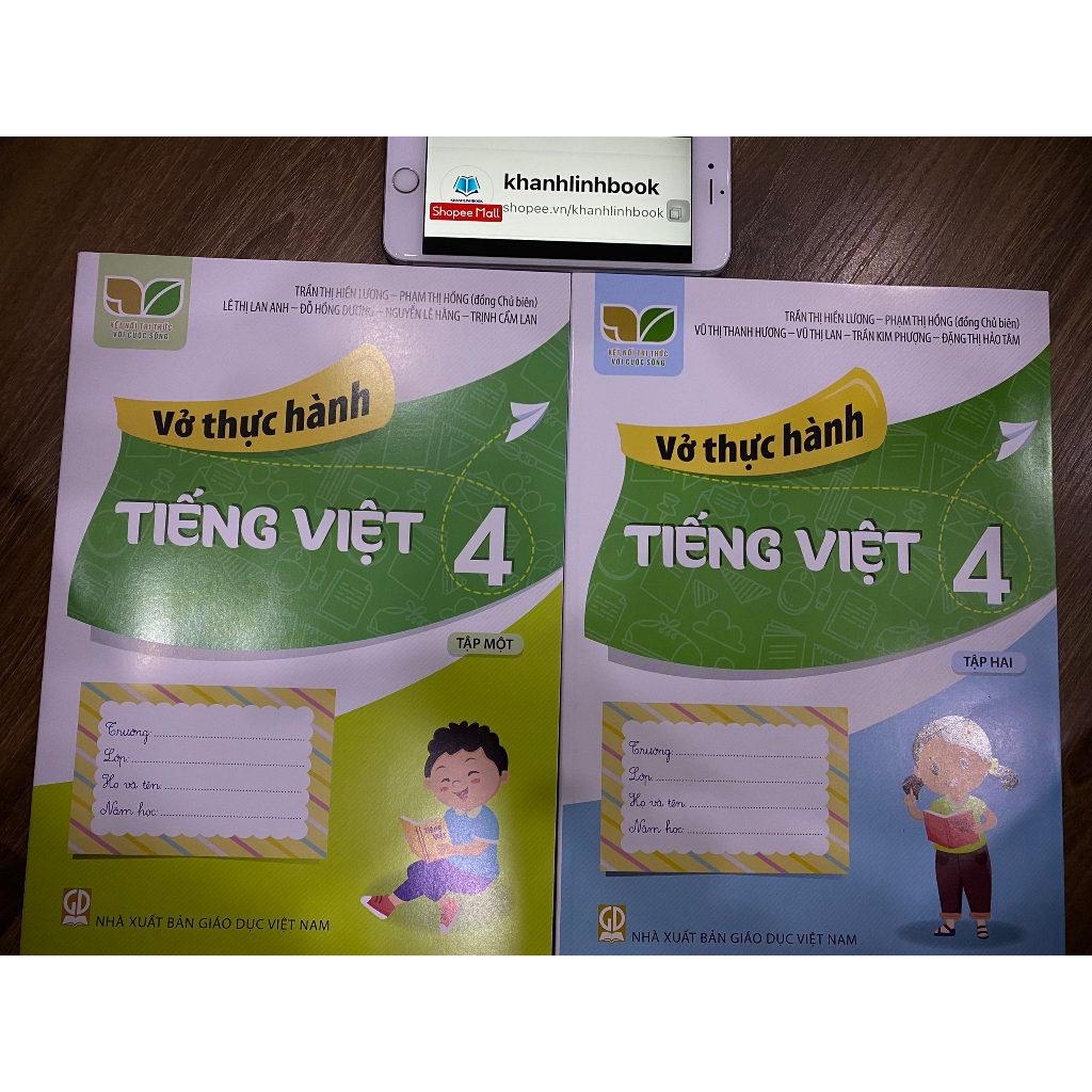 Sách - Combo vở thực hành tiếng việt 4 - tập 1 + 2