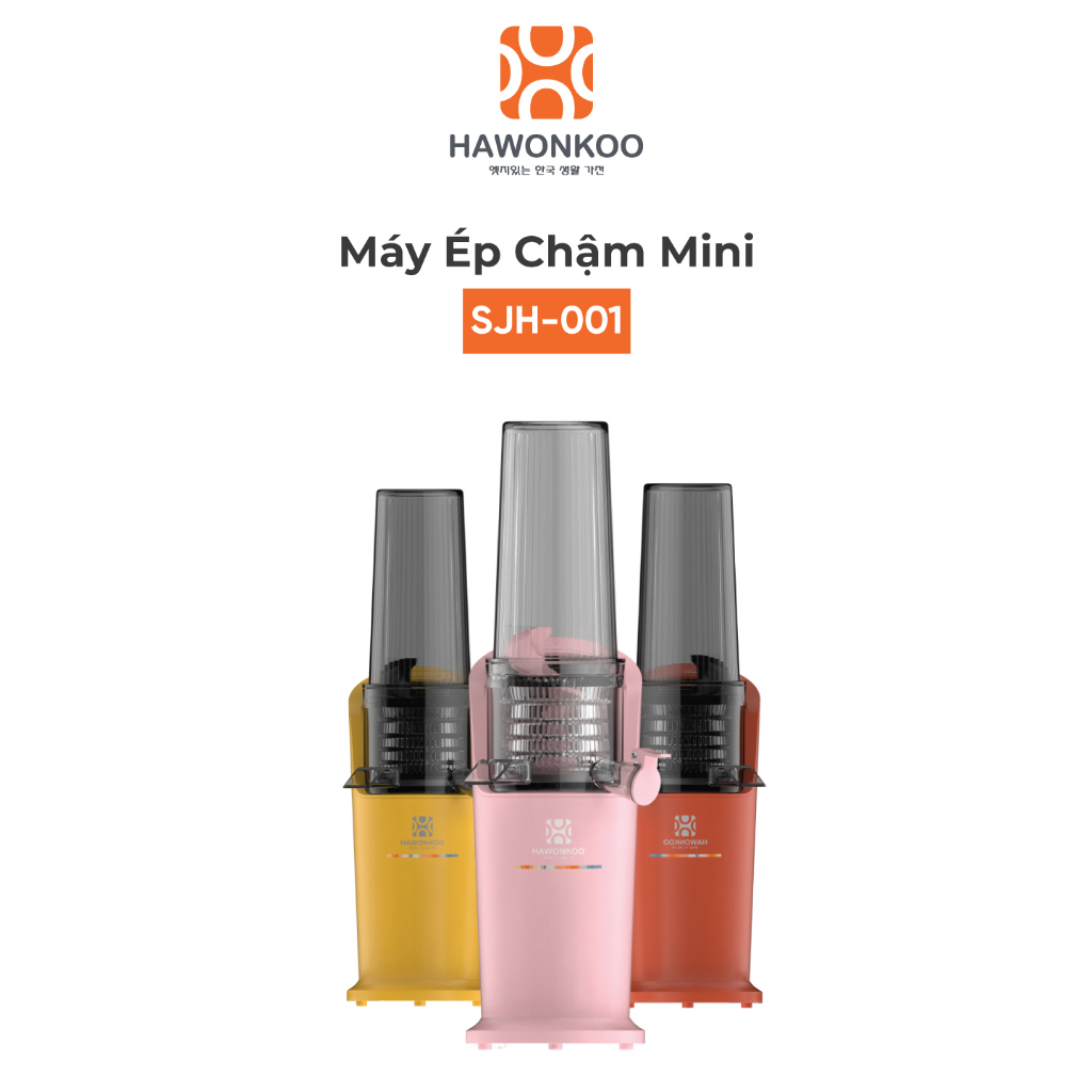 Máy Ép Chậm Hawonkoo SJH-001 150W 550ML Hàng Chính Hãng Bảo Hành 12 Tháng - Thương Hiệu Hàn Quốc