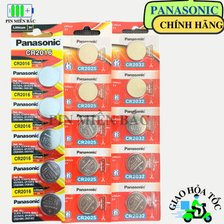 Pin panasonic cr2032 / cr2025 / cr2016 lithium 3v cao cấp - hàng chính hãng