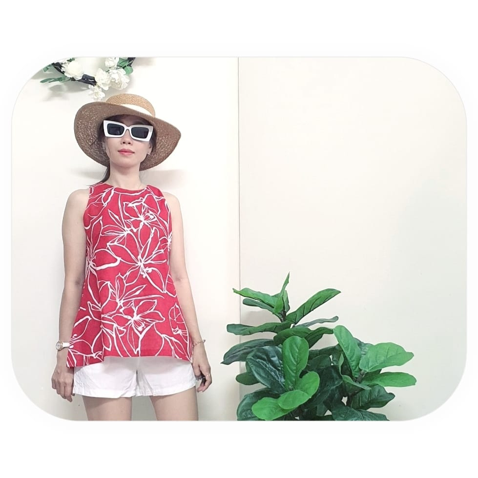 Rập giấy mã 1334 bộ áo quần short lưng thun