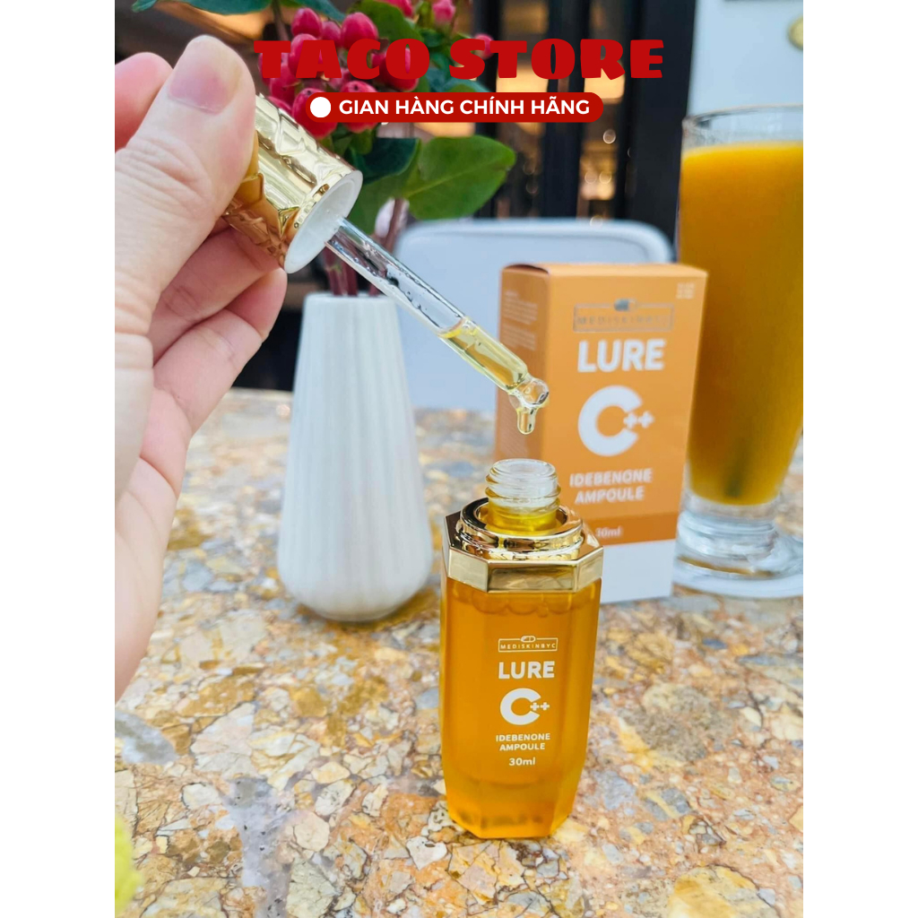 Serum Lure Vitamin C 30ml MediskinbyC Lure C++ Idebenone Ampoule