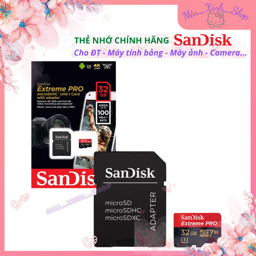 Thẻ nhớ MicroSD Pro 16/32/64GB/128GB tốc độ cao cho điện thoại samsung,xiaomi, máy ảnh, camera, loa Xdobo X8 II, X8 plus