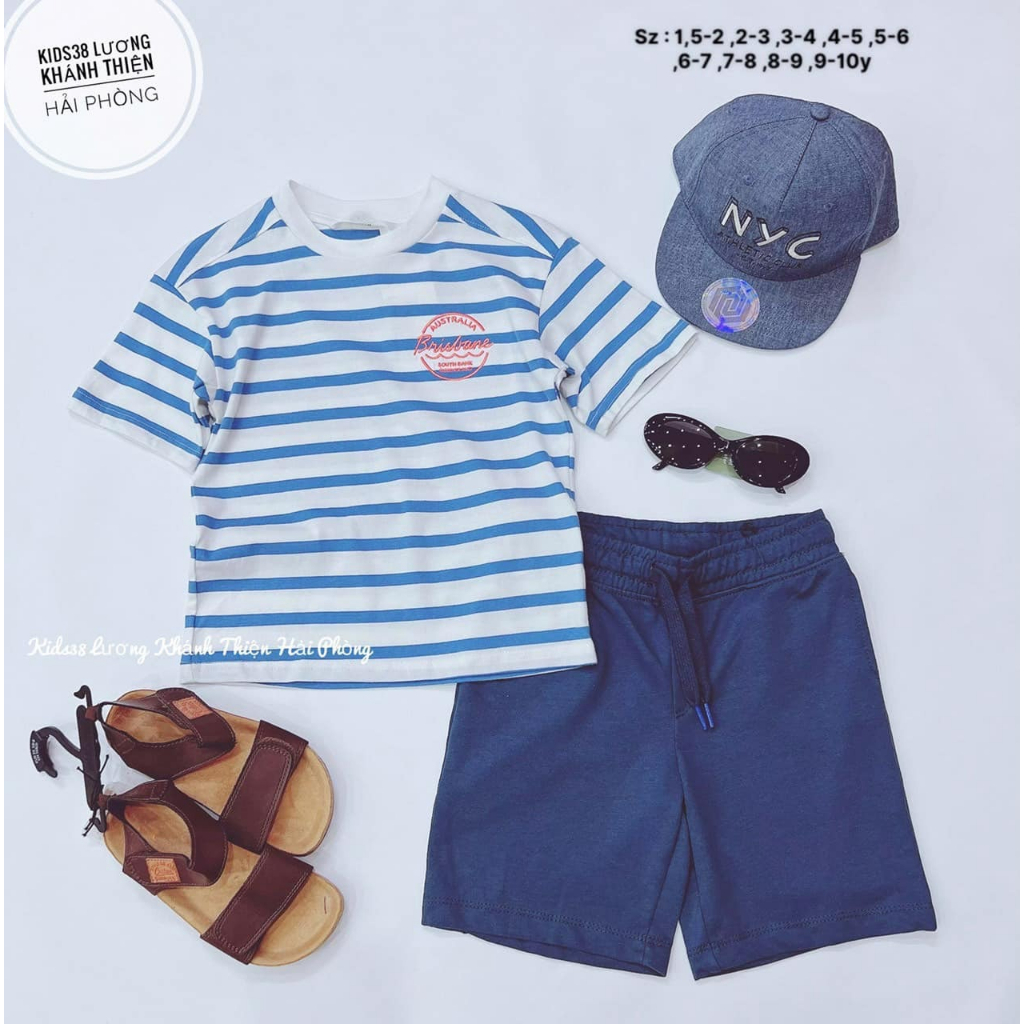 Mũ xanh denim NYC HM H&M_hàng chính hãng authentic