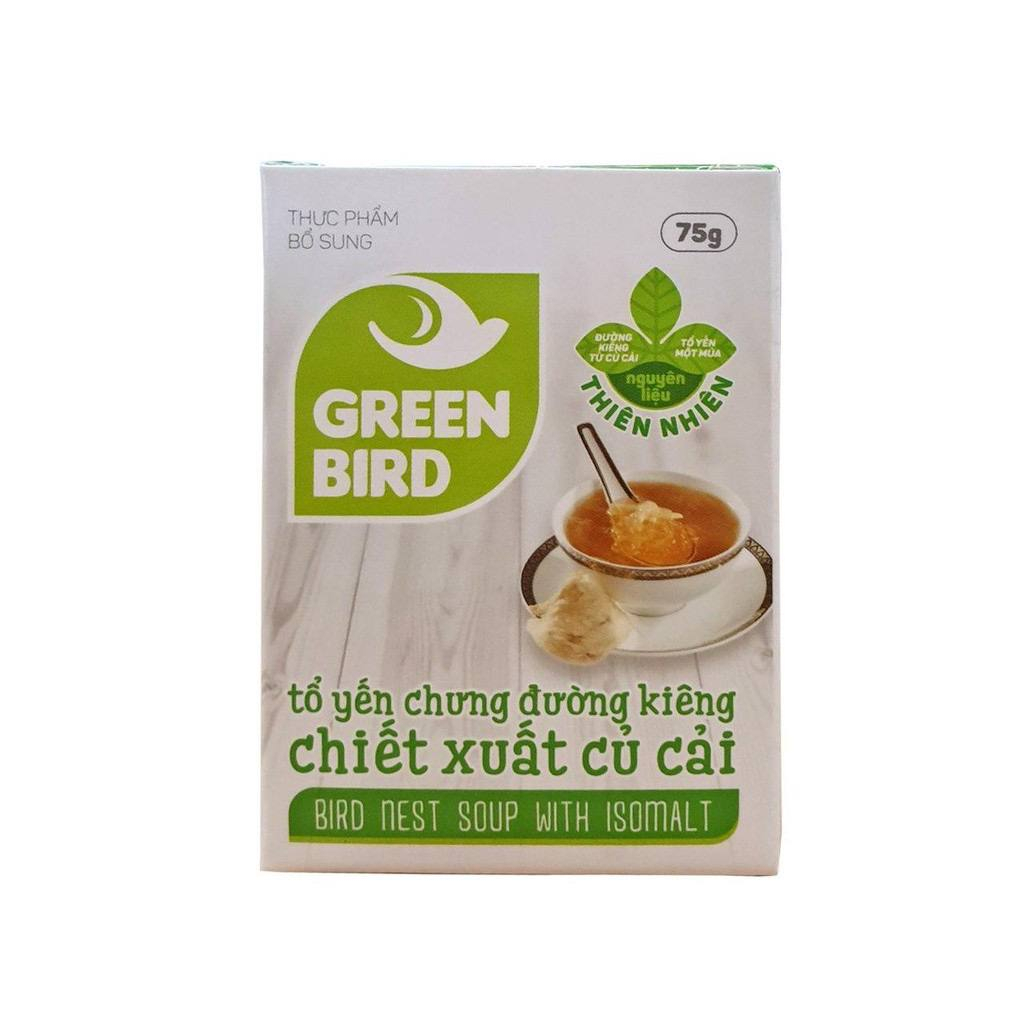 Nước Yến Sào Chưng Đường Kiêng Củ Cải - GREEN BIRD - Hũ đơn 72g