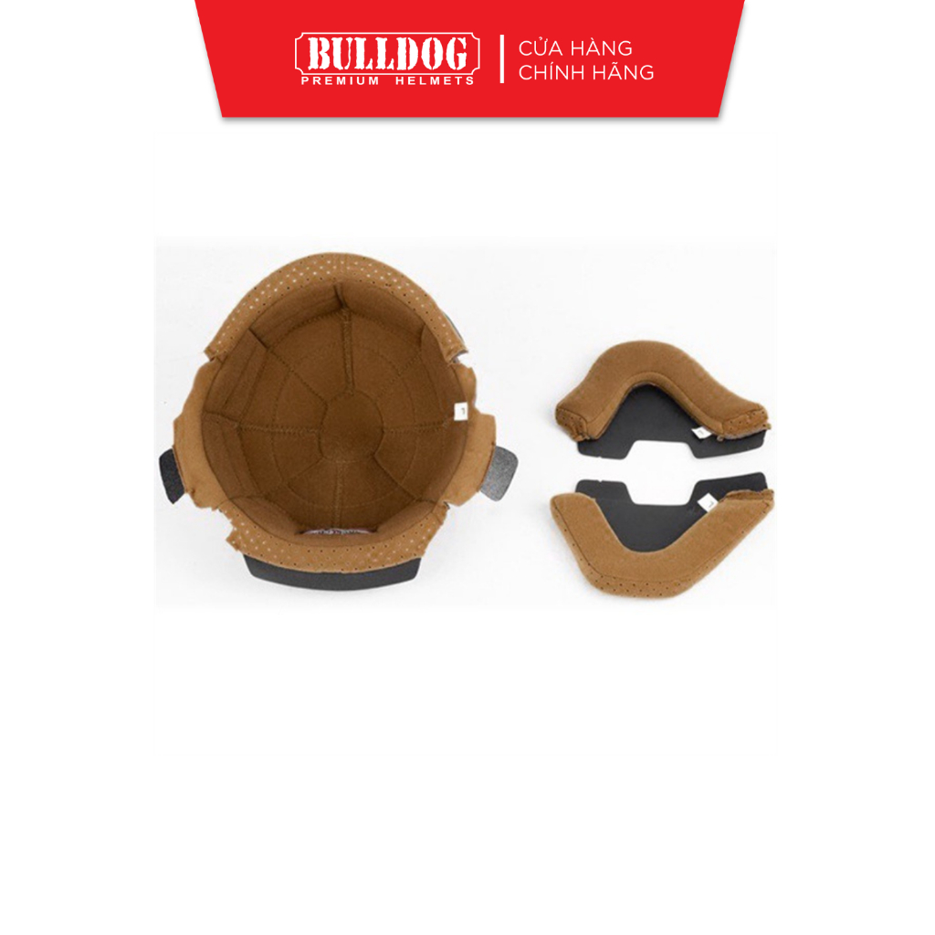 Đệm Lót Nón Bảo Hiểm BULLDOG Pom Brown