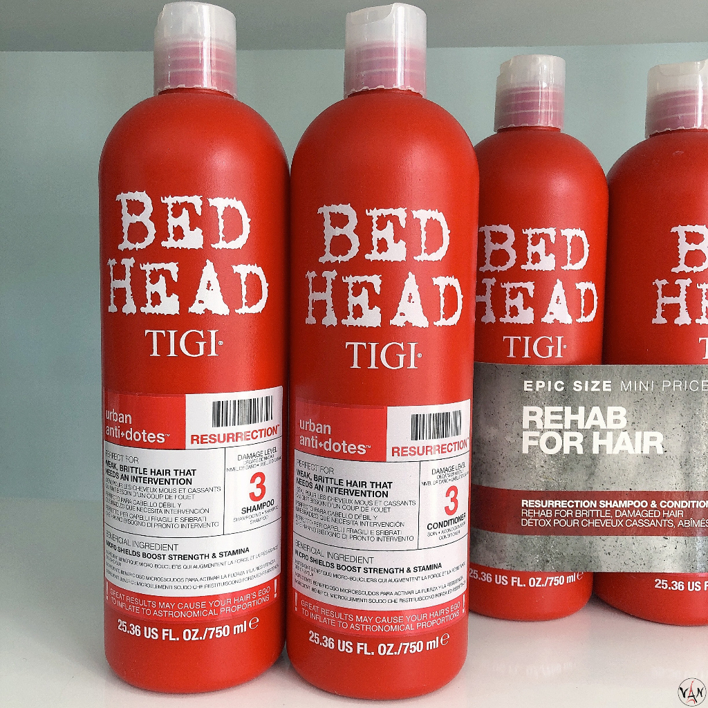 Cặp Dầu Gội Xả TIGI BED HEAD Phục Hồi Tóc Khô Xơ, Hư Tổn, Giảm Gãy Rụng Chính Hãng