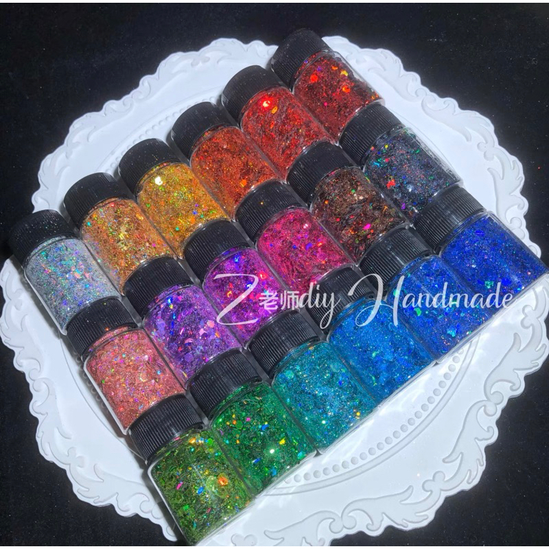 Sẵn chiết nhũ vảy cá siêu sáng 29 màu đậm, pastel giá siêu yêu