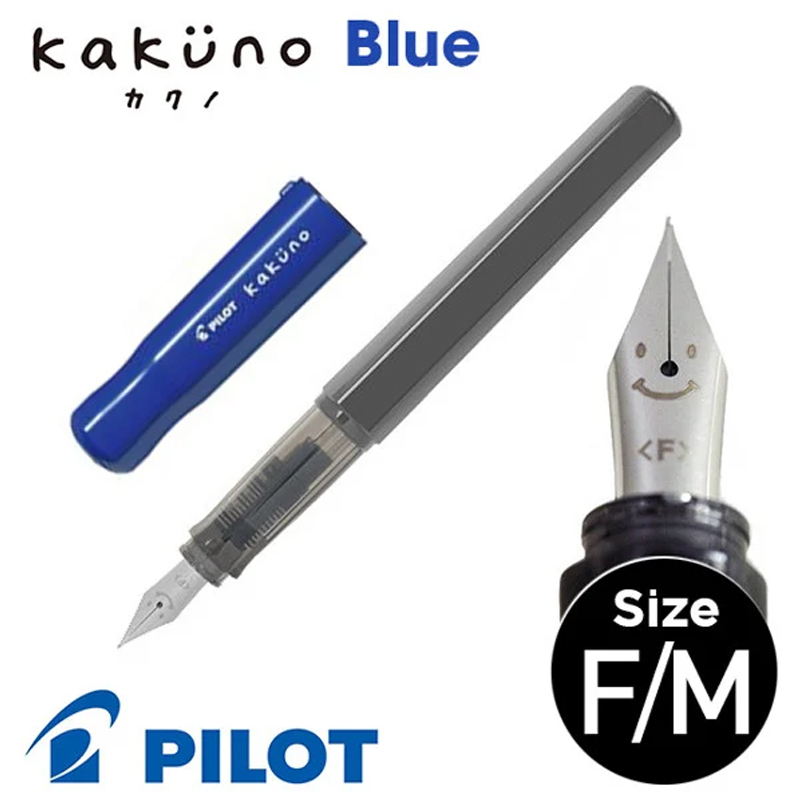 Ống mực bút máy Pilot KAKUNO FPKA1SR-SP-F-BG (vỉ 6 ống) dành riêng cho bút Kakuno