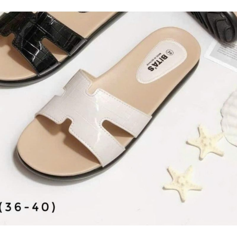 Dép da  bitas nữ bền đẹp, êm ái DYN146