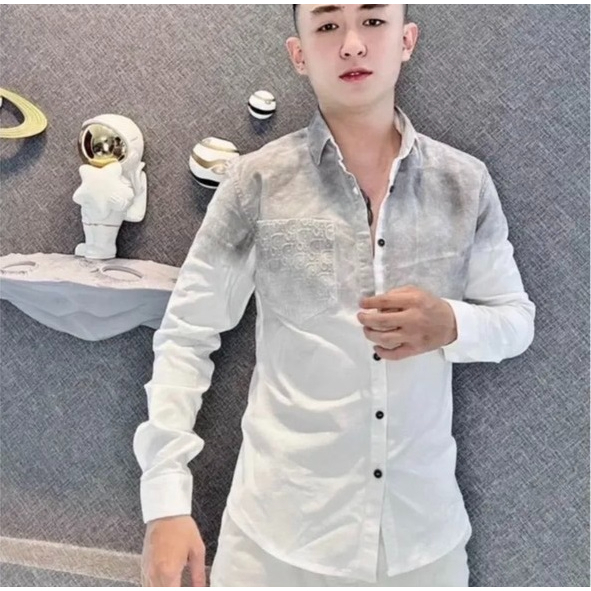 Áo sơ mi nam dài tay chất lụa co giãn, áo sơ mi nam phong cách công sở không nhăn,không xù thời trang Tô Tồ Shop - SM124