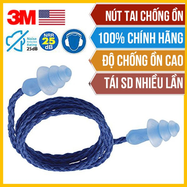 Nút tai 3M 1290- ,Nhét bị tai 3M 1290- Nhét tai chống ồn 3M 1290