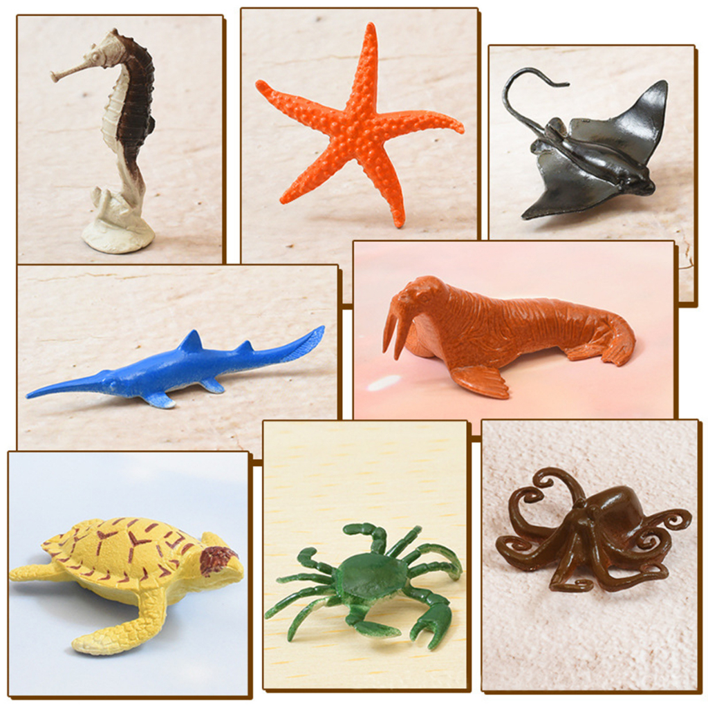 Bộ sưu tập Cá & thú biển đồ chơi đại đương đủ loại size mini cực xinh
