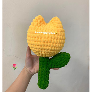Crochet🌼 Bông hoa tulip siêu to bằng len HandMade