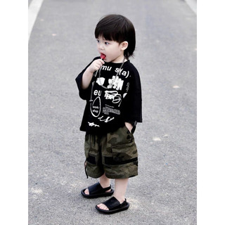 Áo Thun Cá Tính Bé Trai Chất Cotton Cực Mềm Hình In Độc Đáo AOKĐ2304