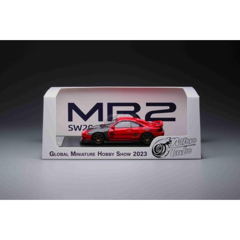 mohinhxeps_1/64_MICRO TURBO - Toyota MR2 Red Color with Carbon-Hood