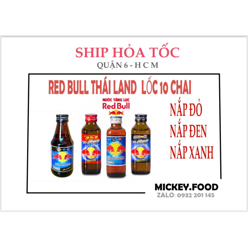 Nước Tăng Lực Bò Húc RedBull Thái 150ml Bổ sung B12 và Kẽm Năng Lượng Ngày Dài