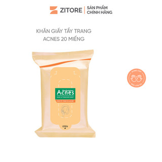 Khăn Tẩy Trang Acnes Make Up Remover Sheet - Sản Phẩm Chính Hãng Tại Zitore