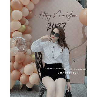 sơ mi lụa hàn mịn cao cấp siêu xinh_2337