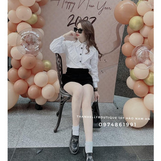 Sơ mi lụa hàn mịn cao cấp siêu xinh_2337